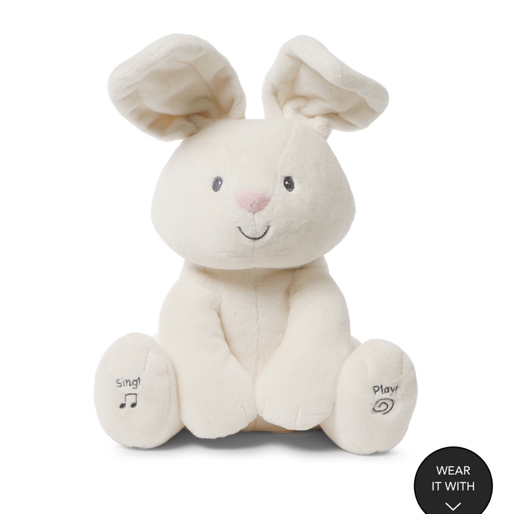 Gund animated bunny like new